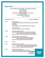 Agenda – Census Scientific Advisory Committee 2021 Spring Virtual Meeting