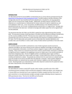 Manufactured Housing Survey Public Use File Technical Documentation
