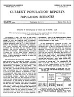 Estimates of the Population of Voting Age, by States: 1948