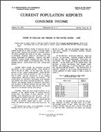 Income of Families and Persons in the United States: 1958