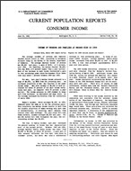 Income of Persons and Families at Record High in 1959 (Advance data)