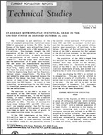 Standard Metropolitan Statistical Areas in the United States as Defined October 18, 1963