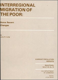 Interregional Migration of the Poor: Some Recent Changes