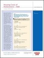 Census 2000 Brief: Housing Costs of Homeowners: 2000