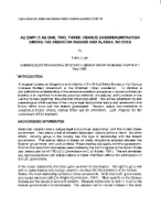 As Simple as One, Two, Three: Census Underenumeration Among the American Indians and Alaska Natives