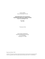 Census Bureau Group Quarters Ethnographic Study