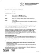 Release of the Nonresponse Followup Operation Detailed Operational Plan