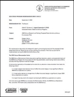 2020 Census Memorandum: 2019.21