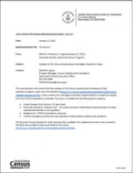 2020 Census Program Memorandum Series: 2021.02