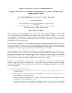 RFA - 2016 Summer SSB Workshop-FINAL