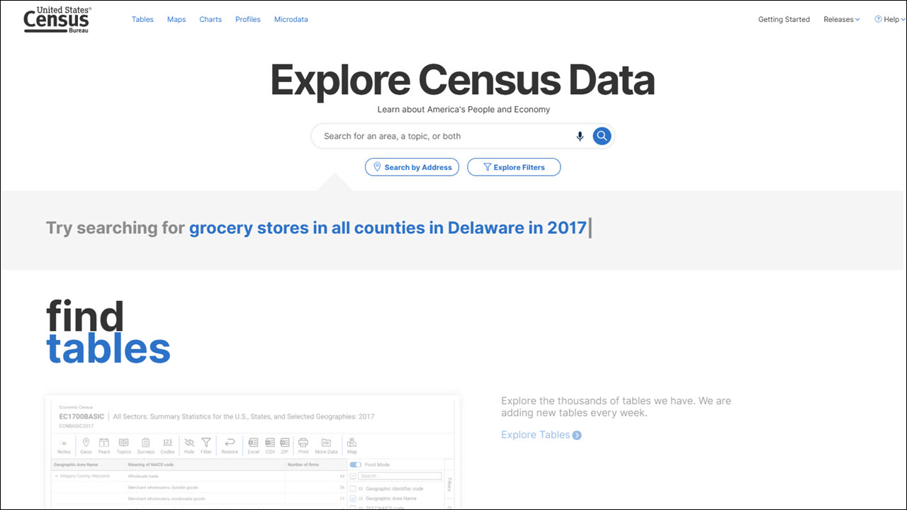 Explore Census Data