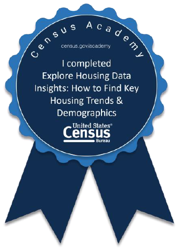 Data Gem: How to Find Key Housing Trends and Demographic Badge
