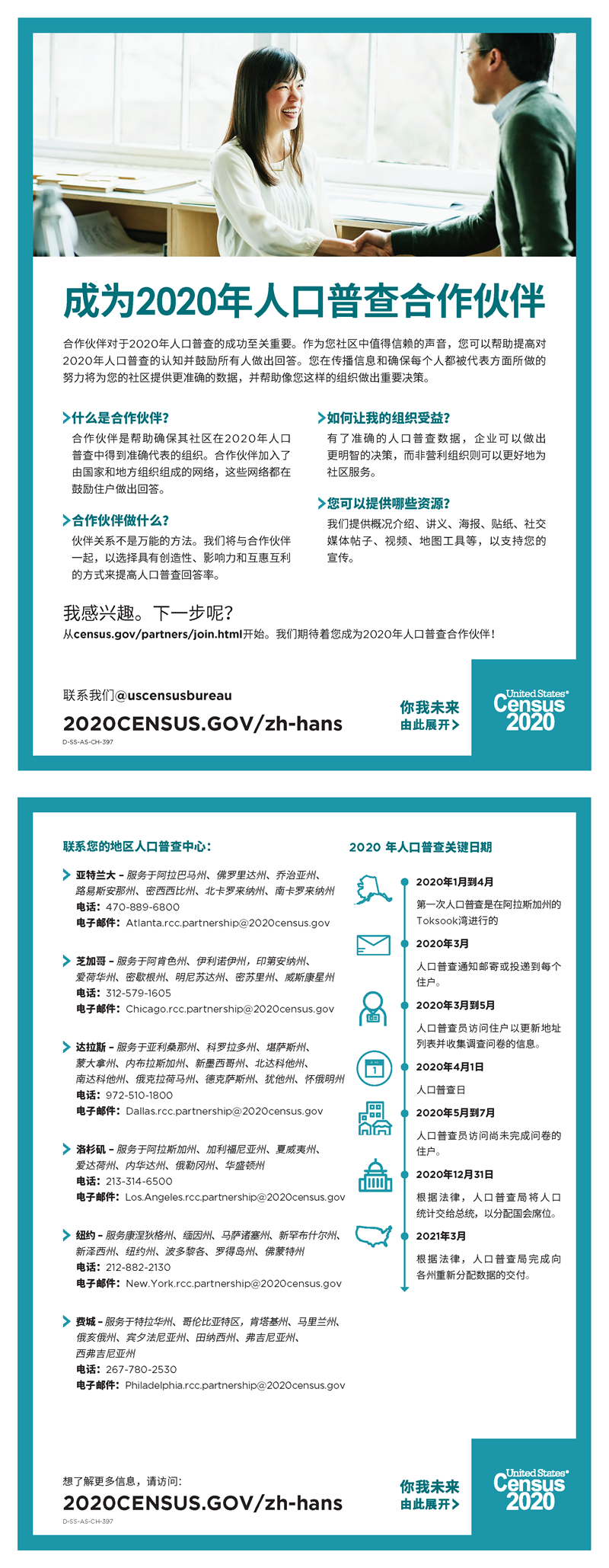成为2020年人口普查合作伙伴