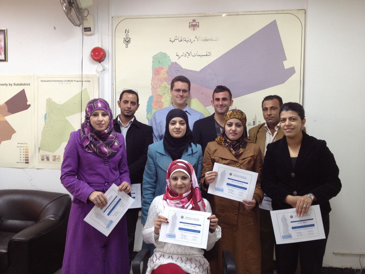 In Jordan, the Census Bureau worked with the Department of Statistics (DOS) to help conduct their first digital census.