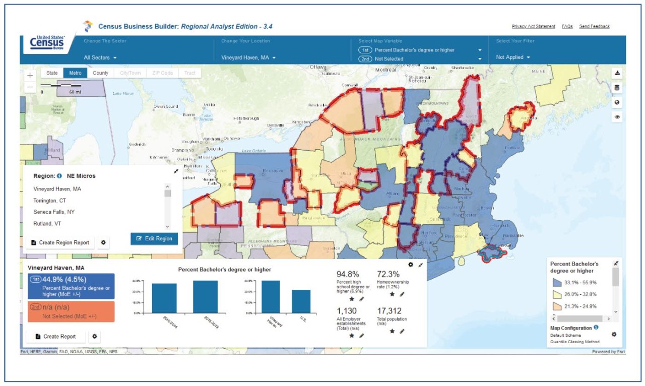 Census Business Builder: Regional Analyst Edition - 3.4