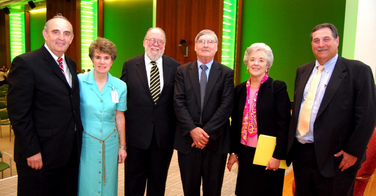Photo of former deputy director Jay Waite, former director Kincannon, former director Murdock and Katherine Wallman, former director Thompson