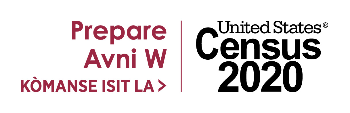 2020 Census tagline - Haitian Creole (red)