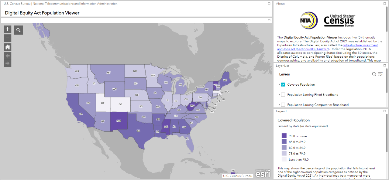 Image of Digital Equity Viewer