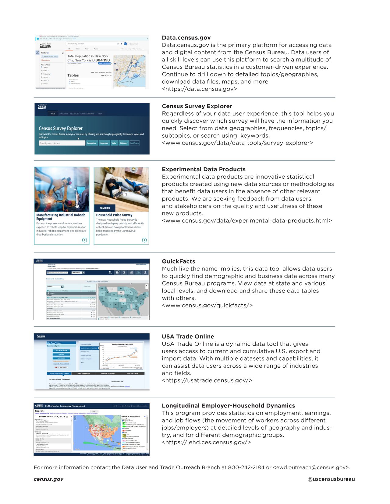 Economic Programs Flyer